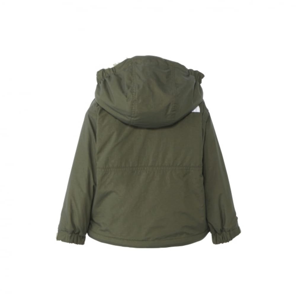 The North Face Baby Compact Nomad Atlantic Deep Size 90 Jacket, Unisex, Windproof, Water-Repellent, Lightweight, Green/Cave Blue,