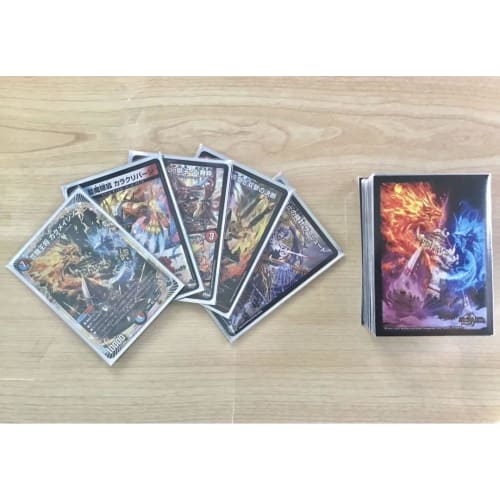 Pre-built Red/Blue Magic Deck, Main 40, Double Sleeved, Flash, Dash, and Double Strike Decision, Geima Hidden Fox, Karakuri Versi, Napo Shishi-Vi Muju
