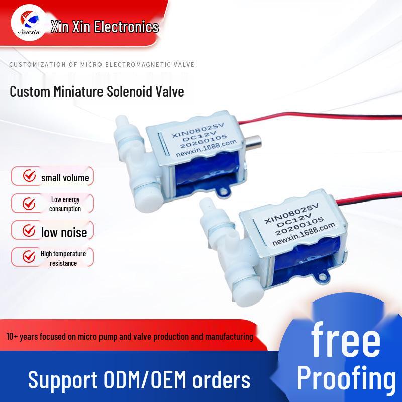 0802SV Mini Solenoid Valve for Beauty Massage: Two-Position, Three-Way DC Exhaust and Gas Control