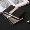 Visitenkartenhalter - Kreative Edelstahl-Büro-Kartenbox & Geschenk