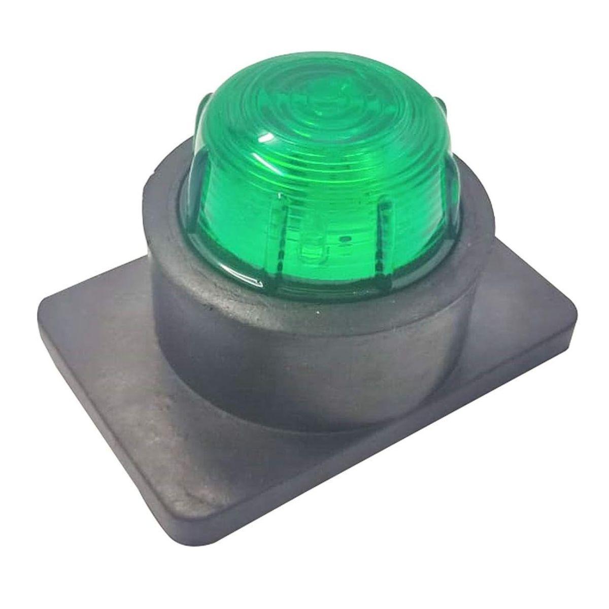 APSMOTIV Светодиодный комплект передних габаритных огней для автобуса, грузовика, прицепа и универсальных применений 24 В (зеленый) зелёный