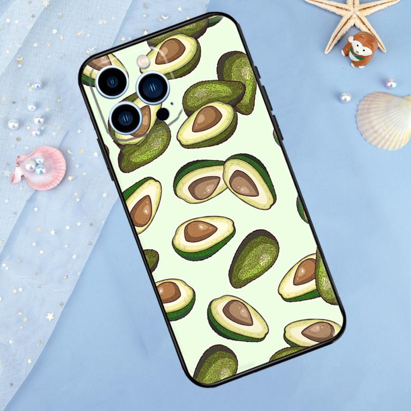 Avocado Pear Papaya Pomegranate Case For iPhone 17 Pro Max16 15 14 13 11 12 Pro Max Plus 12 13 Mini 16e 17 Air Back Cover