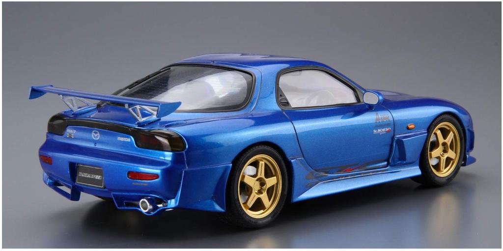 Aoshima Bunka Kyozai Scale The Tuned Car Series 27 Mazda Mazdaspeed FD3S GT Concept 1999 Plastic Model 1/24 No. RX-7 A-Spec