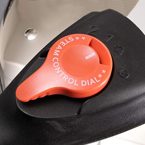 PEARL METAL One-Handed Pressure Cooker, 2.5L, Induction Compatible, Stainless Steel, Pressure Switching, Recipe Included, Economy Cook, H-5434