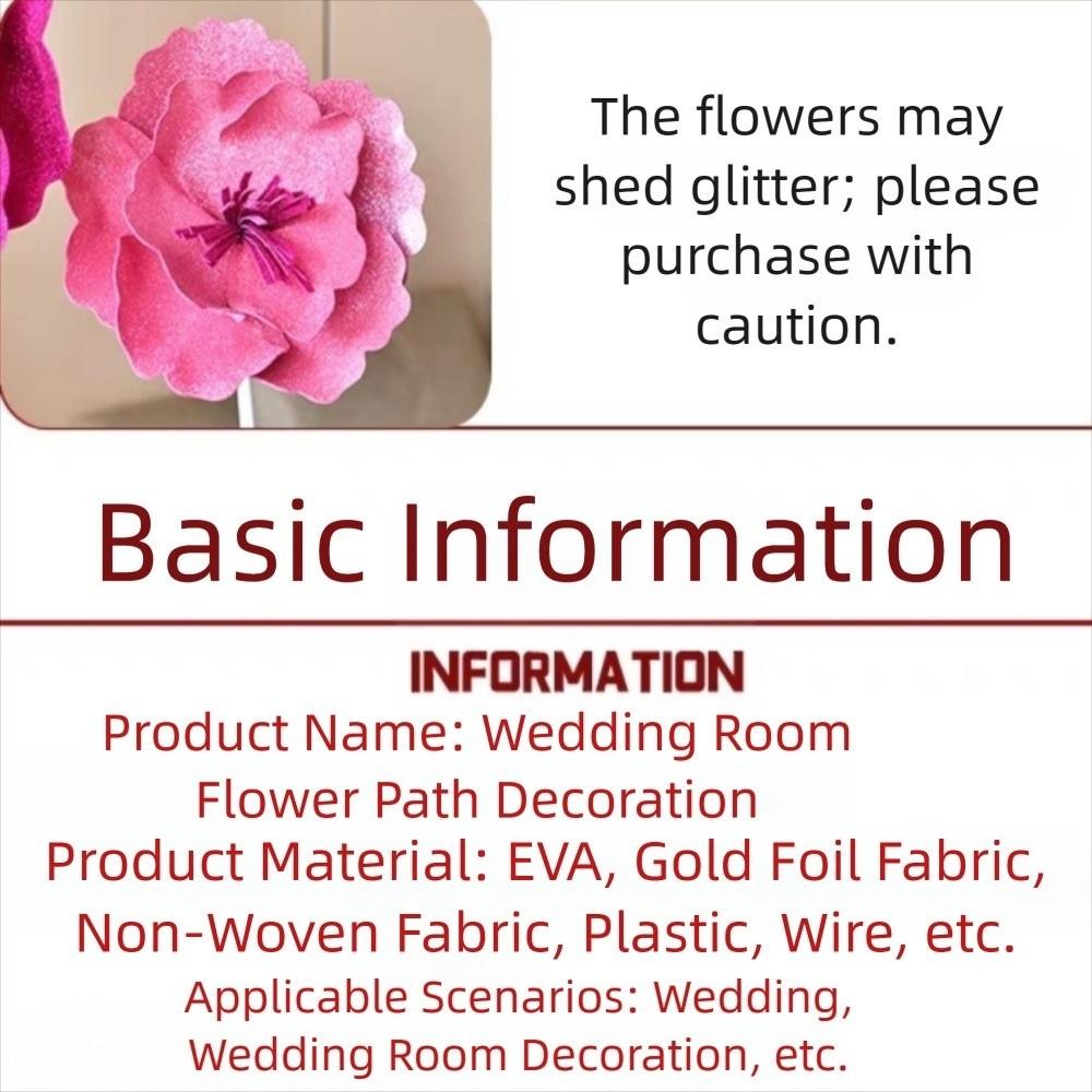 Creative 3D Flowers Decoration 30/40/56CM EVA Flowers Stage Decoration  Wedding Ceremony