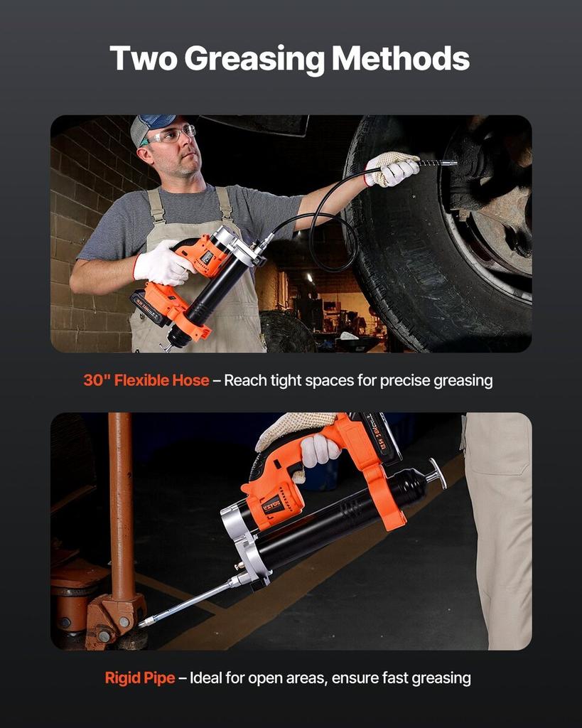 Cordless Grease Gun 80,000 PSI 20V Electric Grease Gun (Tool Only)