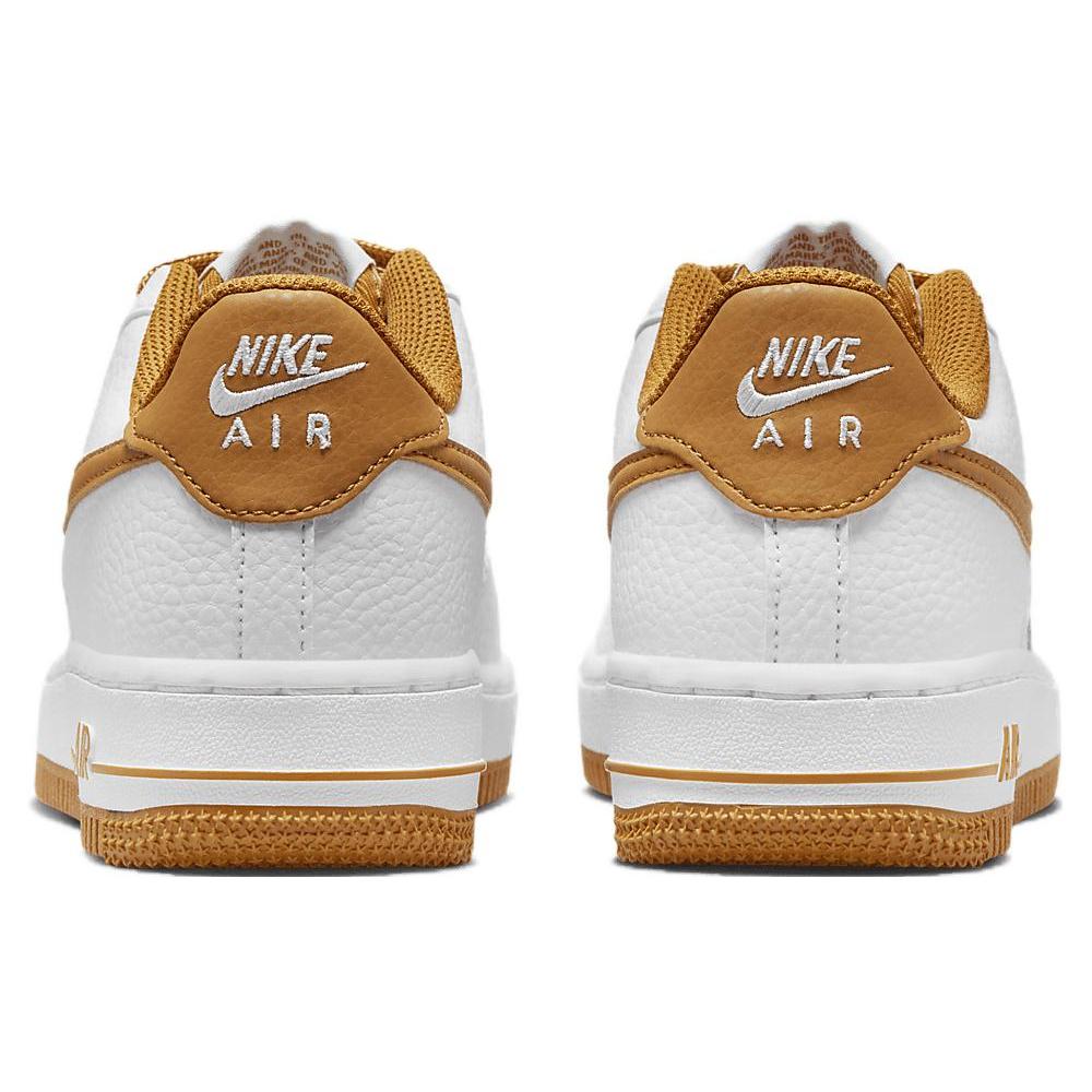 New Nike Air Force 1 GS 'White Desert Ochre' FJ0706-100