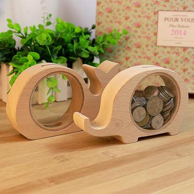 Zakka Vintage Niedliches Tier Holz Sparschwein - Heimdeko Ornament