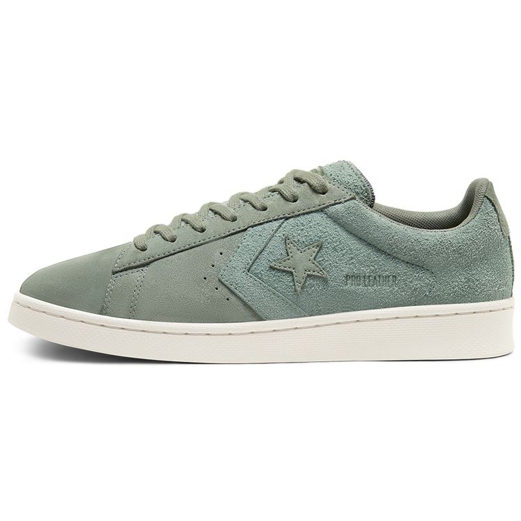 

Converse Pro Leather Low Earth Tone Suede - Кроссовки унисекс Lily Pad Green Pale-Putty Black 167889C