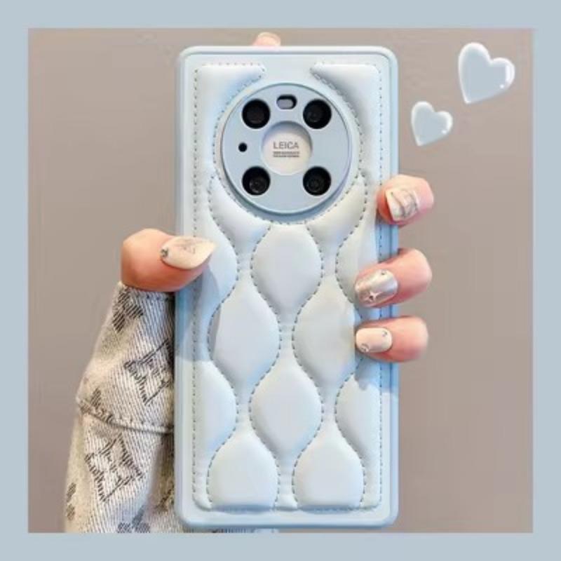 Leather Down Jacket, Full Package of Huawei Mate60pro Phone Case, Nova11 Shockproof P50Pro Protective Case