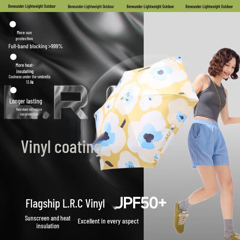 Beneunder Wildflower UV Protection Five-Fold Umbrella