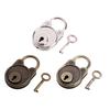 Mini Bear Shaped Lock Metal Keyed Padlock Vintage for Wish Lock Pad