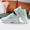 Dad Shoes Women's Ins Trendy and Versatile Spring and Summer New Mesh Sneakers Flat Bottom Light Hollow Breathable Mesh Shoes Women's Shoes