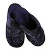 Keanu Womens/Ladies Crushed Velvet Mule Slippers