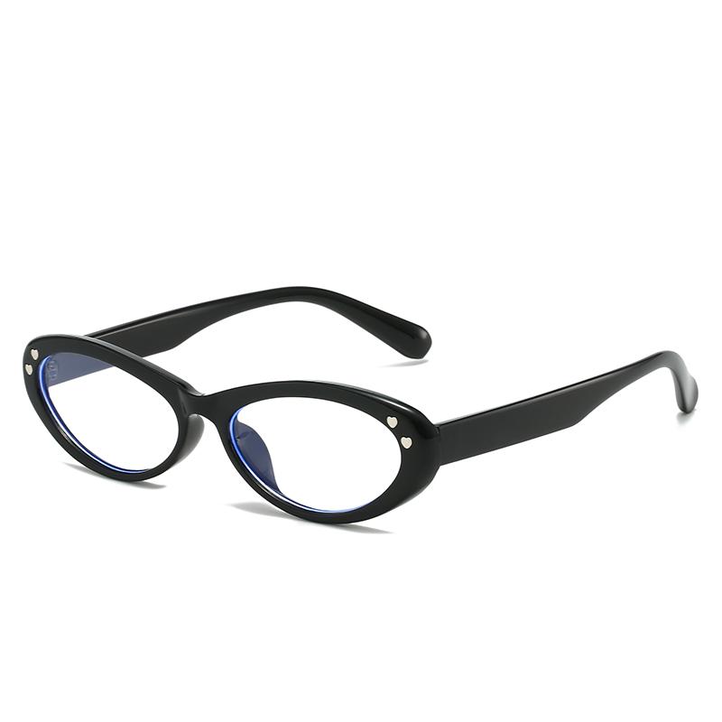 Anti Blue Light Glasses Women Retro Fashion Oval Eyeglasses Blue Light Blocking Computer Glasses for Men and Women