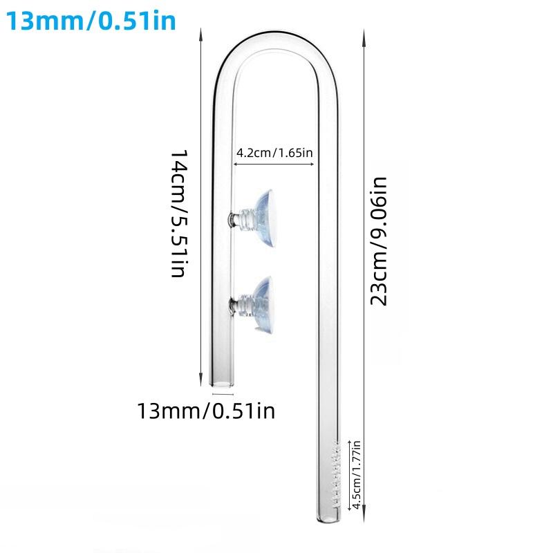 Aquarium Equipment Glass Inlet And Outlet Water Inlet Trumpet Outlet Grass Tank Filtration Barrel Pipe Hose Accessories Inlet Outlet