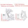 3M LED Light Crystal Ball Outdoor Garden Camping Light String 20 LED Lights Waterproof Garland Light Ramadan Decorations