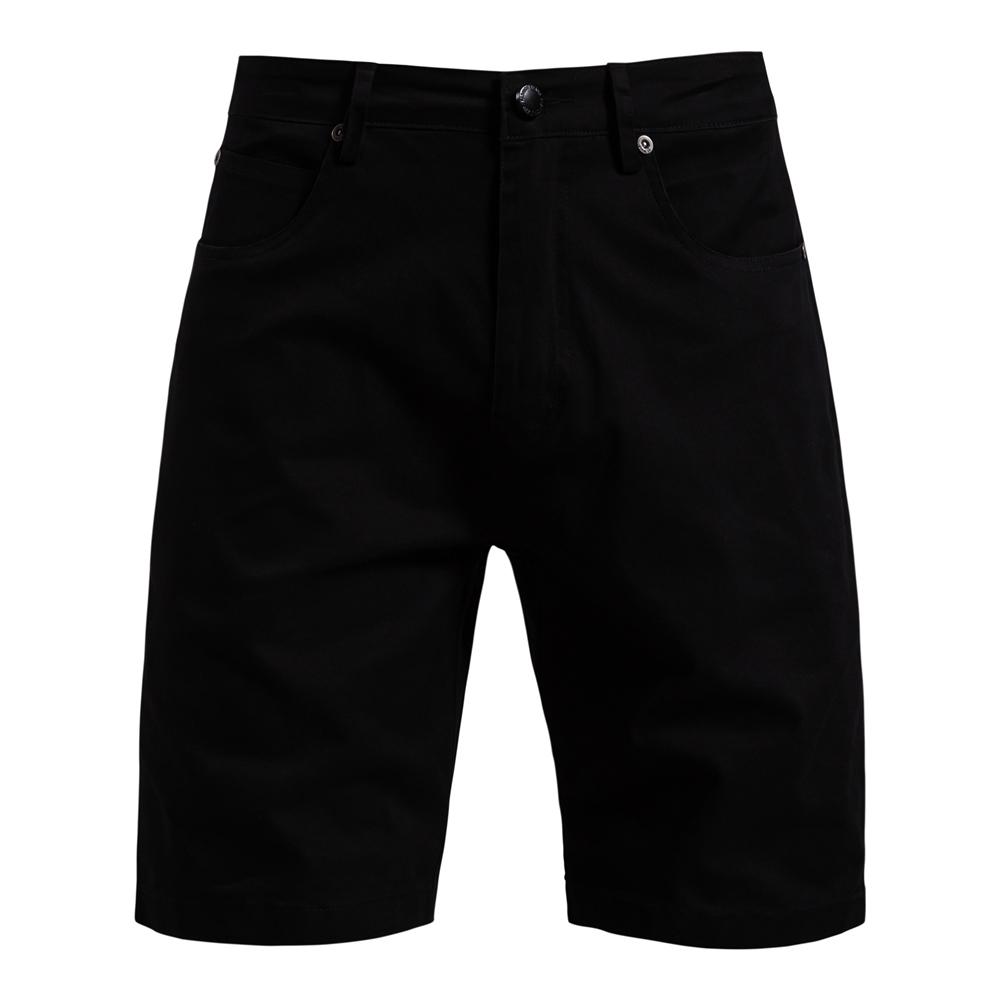 Yoghurt Nieuwe Zomer 100% Katoen Heren Casual Shorts voor Hoge Kwaliteit Taille Comfortabele Slim Fit Shorts voor Mannen 30 zwart