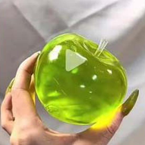Clear Fruit Squeeze Toy Anxiety Relief Soft Stretch Shapeable Stress Ball Transparent Fruit Sensory Fidget Toy Party Favors