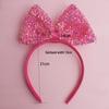 Colorful Glitter Bow Headband - Festival & Party Accessory for Kids