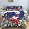 Christmas 3D Printing Digital Printing Bedding Set Duvet Cover Comforter Bed Single Twin Full King Queen Size Bedding Set Kids