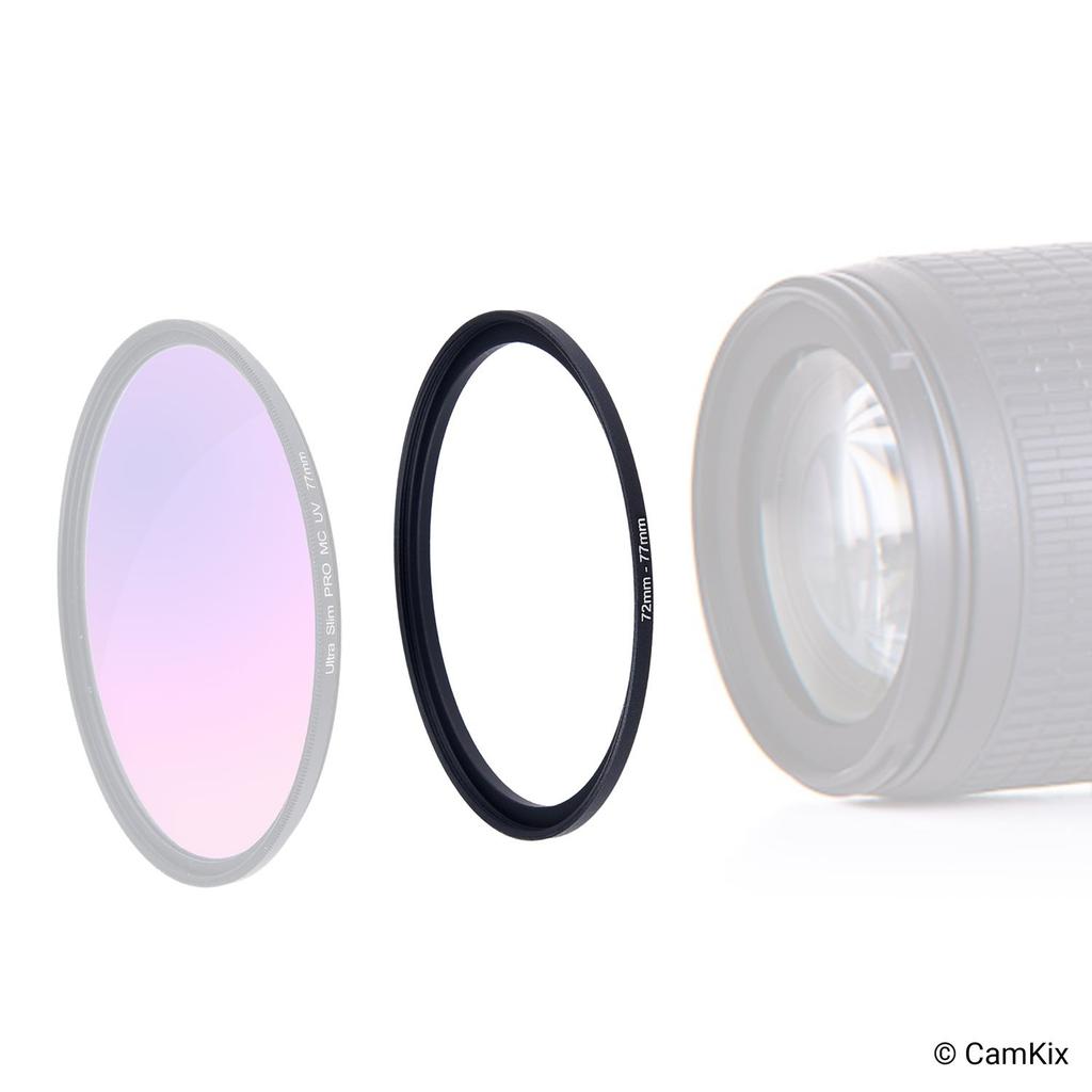 Lensfilter Adapterringen Adapt Grotere Lensfilters aan Lenzen met Kleinere Diameter Past op en Lenzen Step-Up - 9-Pack - - 37-49, 49-52, 52-55, 55-58, 58-62,