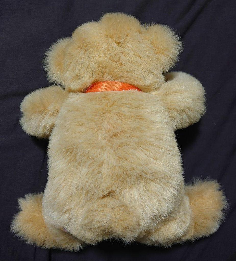 [USED] DOUSHIN Teddy Bear Plush Toy, Beige, Retro Style
