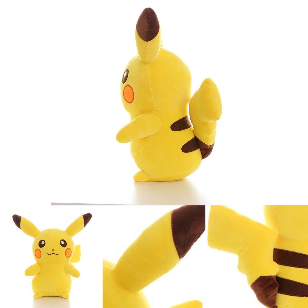 Adorable 17.8inches Large Stuffed Dolls Pokemon Anime Pikachu Soft Plush Animal Toy Gift For All Ages