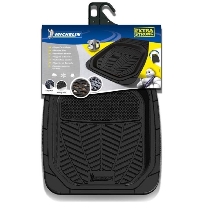 Michelin tapis auto caoutchouc bac 3d 2 pièces noir