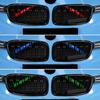 For BMW 2 Series F22 F23 218i 220i Coupe & Convertible 2014-up 2 Pieces Car Front Grille Cover Trim Strips External Accessories