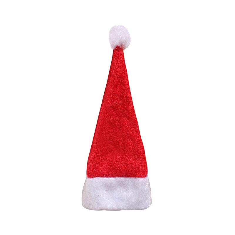40pcs DIY Decorations Mini Santa Hats Christmas Accessories Lollipops Party Candy Cute Handmade