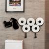 Metal Sheep Toilet Paper Roll Holder Wall Mounted Free Standing Toilet Roll Holder Hold Up To 7 Rolls Toilet Paper Stand Shelf