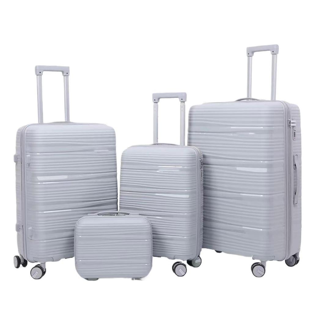 20-inch Unisex Trolley Suitcase with Travel and Cosmetic Bag