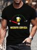 100% Cotone Necesito Cerveza Ho Bisogno di Birra in Spagnolo Design T-shirt Donna Uomo Grafica Maglietta, Top Casual Moda Maglietta