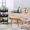 Removable cart rack kitchen floor storage cart with wheel gap rack toiletry finishing rack bathroom cabinet storage rack