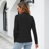 Women's Lightweight Casual Long Sleeve Cardigan with Pockets Color Open Front Top