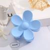 1 szt. Cukierkowe kolory duży kwiatowy klips do włosów kobiety dziewczęta śliczny kucyk makijaż kąpiel krab pazury klipy moda świeże plażowe nakrycia głowy akcesoria