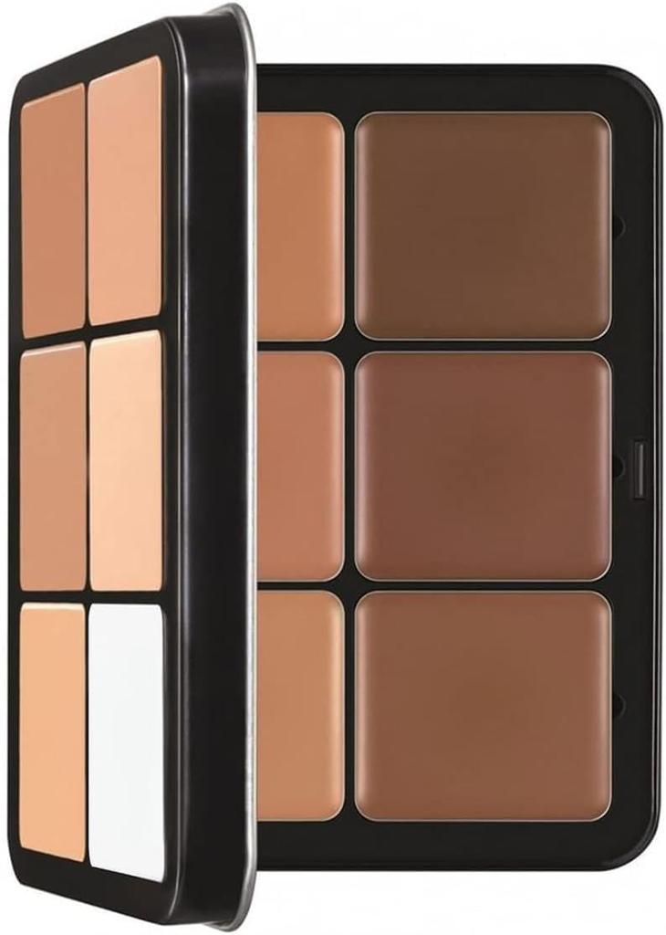 Makeup Cream Concealer Blending Full Coverage Natural Matte Cream Control Color Correcting Concealer Face Makeup Palette 12-Color Palette, Palette,