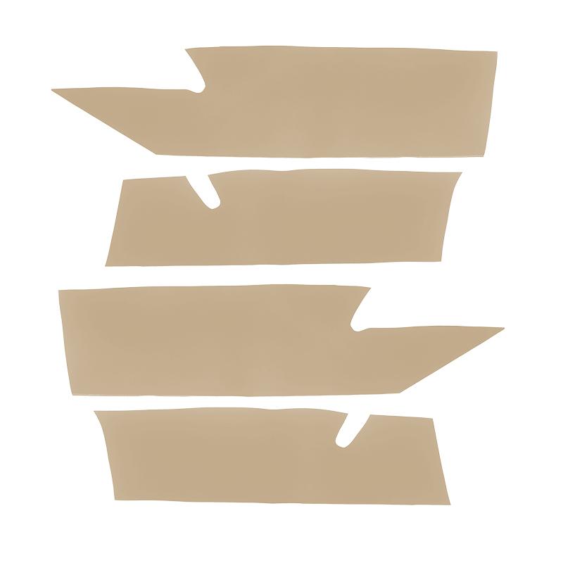 Soft Leather Door Panel Cover For Mazda 3 2011 2012 2013 4pcs Car Front & Back Door Panel Cover Protective Sticker Trim