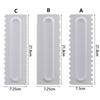 1pc Cream Scraper Irregular Teeth Edge Spatulas Cake Baking Scraper Fondant Cake Slicer Pastry Cutters Tools DIY Decorating