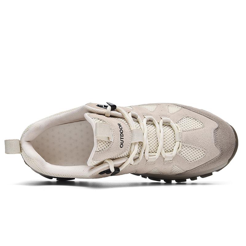 Mesh Couple's Hiking Shoes Women Anti-slip Casual Sports Shoes Men's Outdoor Sneakers for Trekking Climbing Wear-resistant Breathable