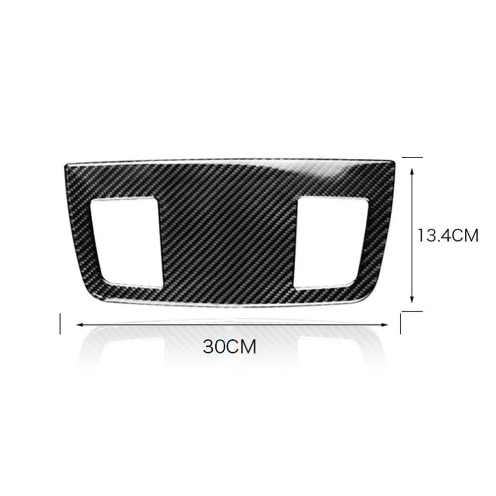 For BMW E90 E92 E93 3 Series 2005 2012 Carbon Fiber Dashboard AC Air Vent Frame Self Adhesive Anti Scratch Sporty Trim