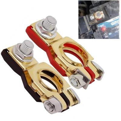 1 Pair 12V 24V Car Battery Terminal Clamps Quick Release Automotive Battery Terminal