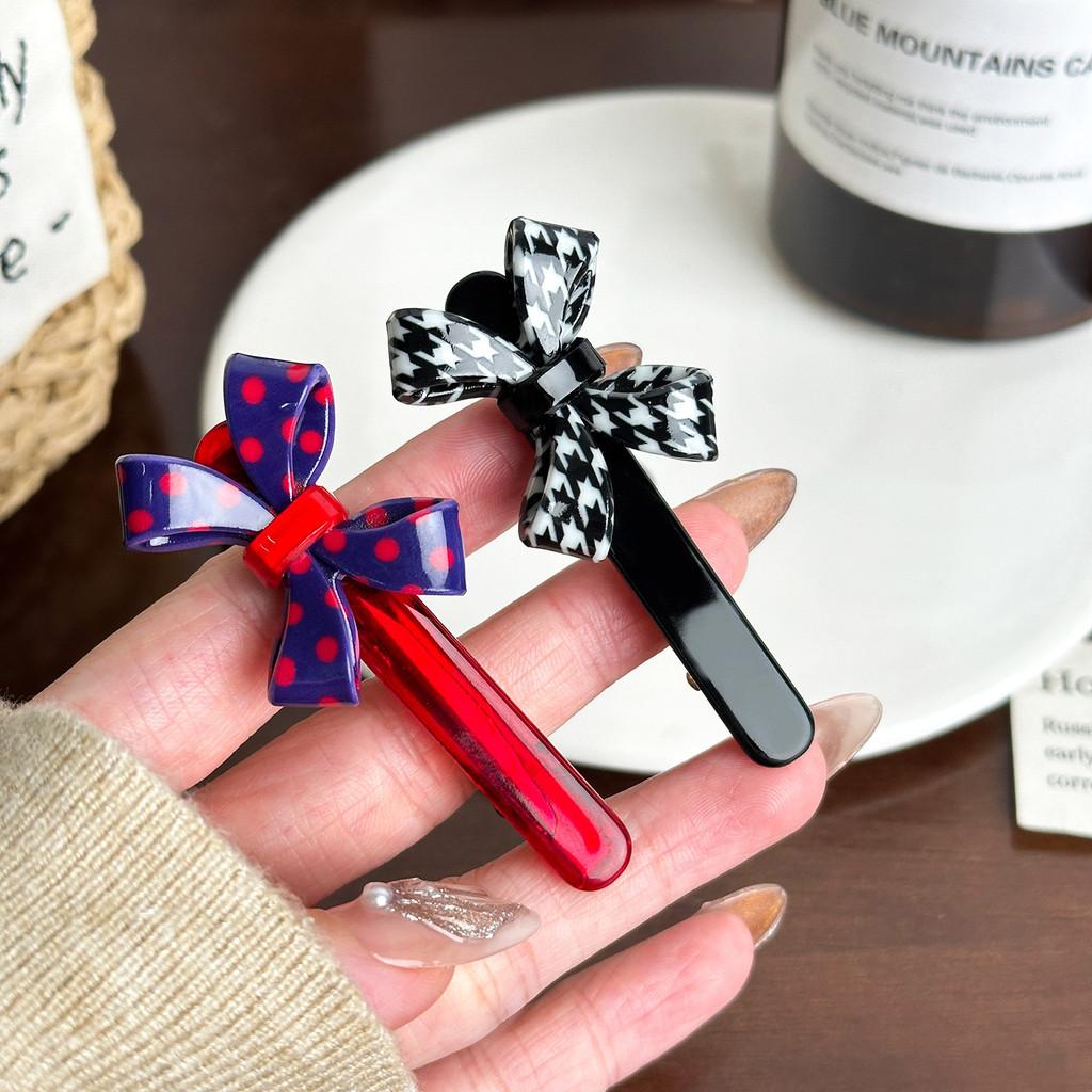 Cute And Modern Polka Dot Bow Hair Accessories Perfect For Womens Everyday Use