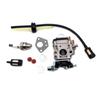 Carburetor Fuel Tube Filter and Repair Kit for Grass Cutter Engine 40-5 44-5 for 52cc 49cc 4c Spark Plug