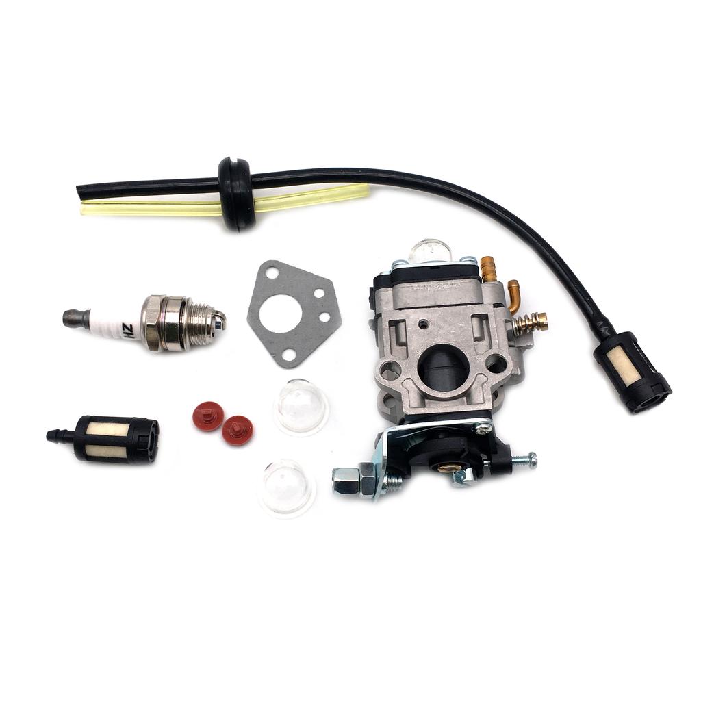 Carburetor Fuel Tube Filter and Repair Kit for Grass Cutter Engine 40-5 44-5 for 52cc 49cc 4c Spark Plug