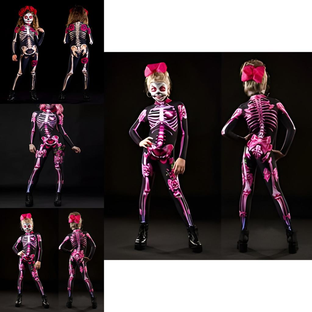 Premium Women Skeleton Jumpsuit For Clubbing And Halloween Party