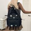 Cute star schoolbag college student niche girl backpack ins versatile schoolbag large capacity junior high school backpack