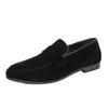 Large Size 46 Men's Lazy Small Leather Shoes British Style Casual Daily Loafers Suede One Pedal Fashion Trendy Shoes