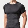 Men's Stretch Compression Tee Shirt Fitness Gym Sports Running T-Shirt Quick Dry Breathable Basketball Training Short Sleeve Top